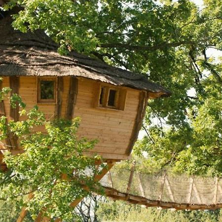 Cabane Perchee Dans Les Arbres Saint-Hilaire-en-Morvan Экстерьер фото