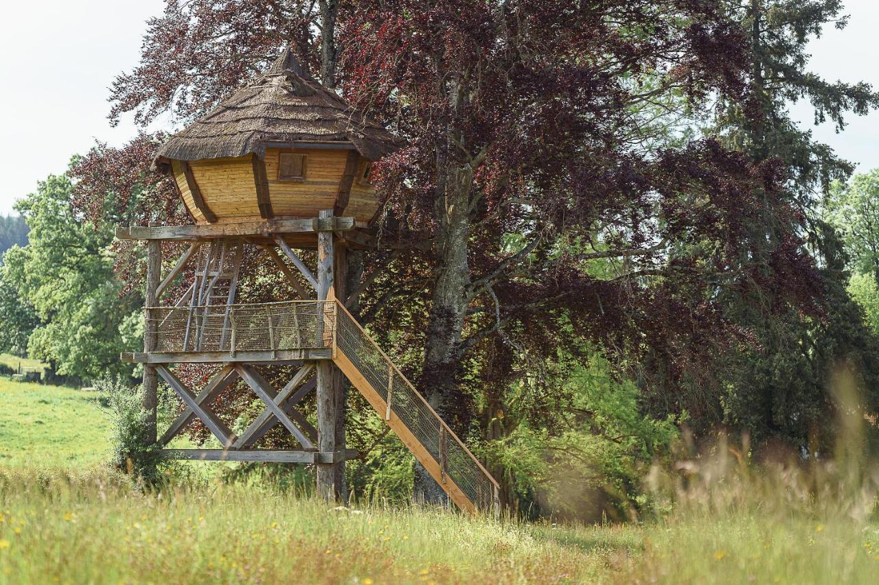 Cabane Perchee Dans Les Arbres Saint-Hilaire-en-Morvan Экстерьер фото